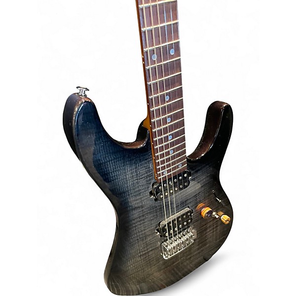 Used Ibanez AZ24S1F TRANSPARENT BLACK BURST Solid Body Electric Guitar