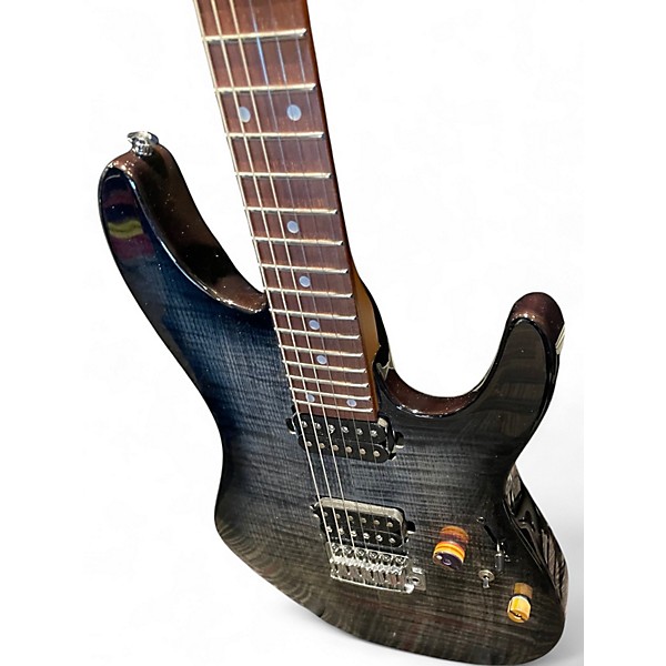 Used Ibanez AZ24S1F TRANSPARENT BLACK BURST Solid Body Electric Guitar