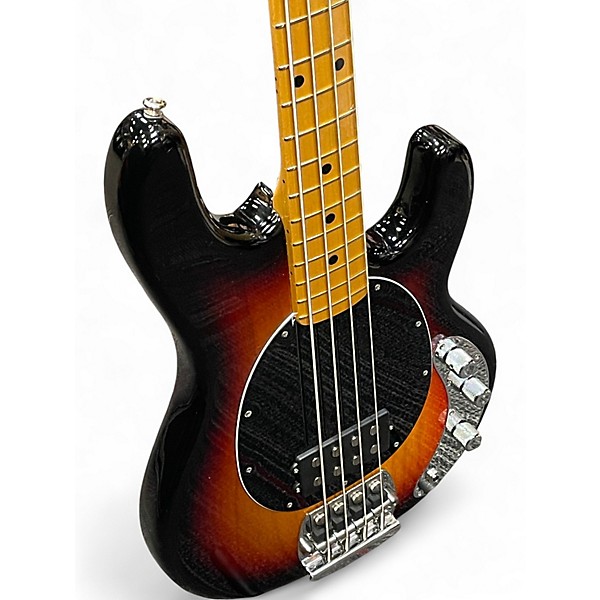 Used Ernie Ball Music Man RETRO 70S STINGRAY Vintage Sunburst Electric Bass Guitar