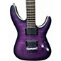 Used Schecter Guitar Research C1 Platinum Trans Purple Solid Body Electric Guitar