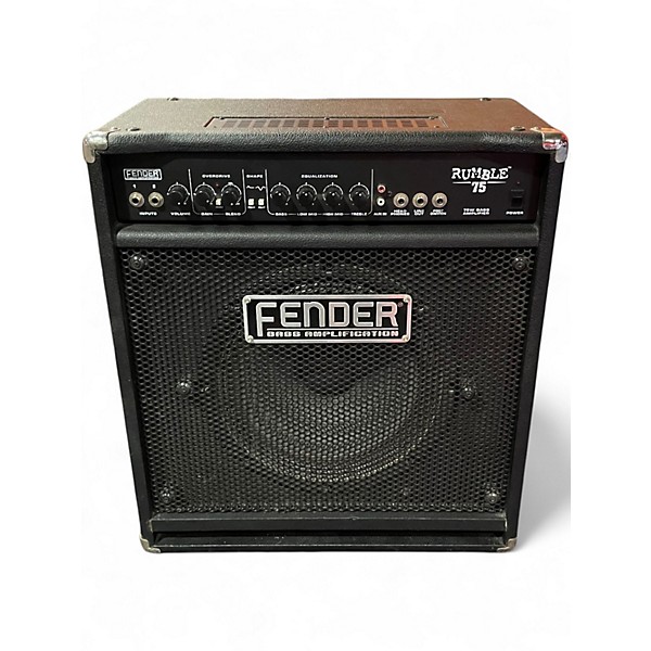 Used Fender Rumble 75 75W 1x12 Bass Combo Amp