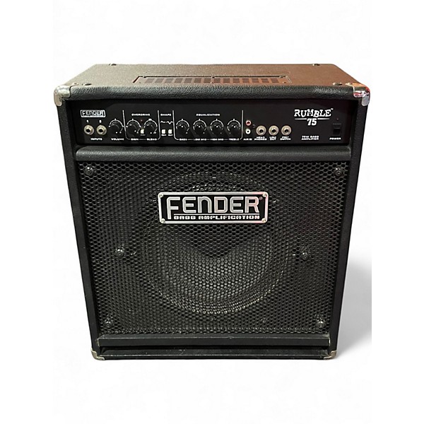 Used Fender Rumble 75 75W 1x12 Bass Combo Amp