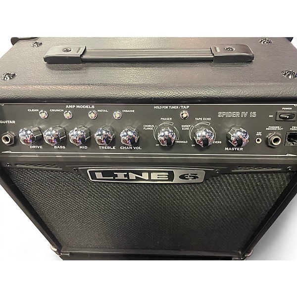 Used Line 6 Spider IV 15W 1X8 Guitar Combo Amp