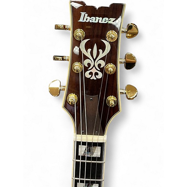 Used Ibanez AM153QA DARK BROWN SUNBURST Hollow Body Electric Guitar