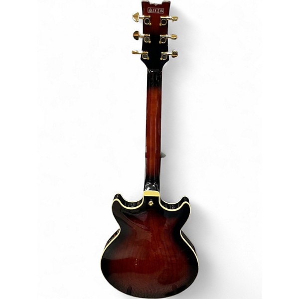 Used Ibanez AM153QA DARK BROWN SUNBURST Hollow Body Electric Guitar