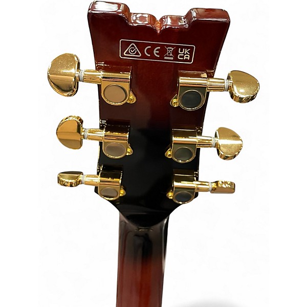 Used Ibanez AM153QA DARK BROWN SUNBURST Hollow Body Electric Guitar