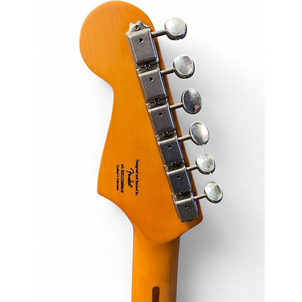 Used Squier 40th Anniversary Stratocaster Seafoam Green Solid Body Electric Guitar