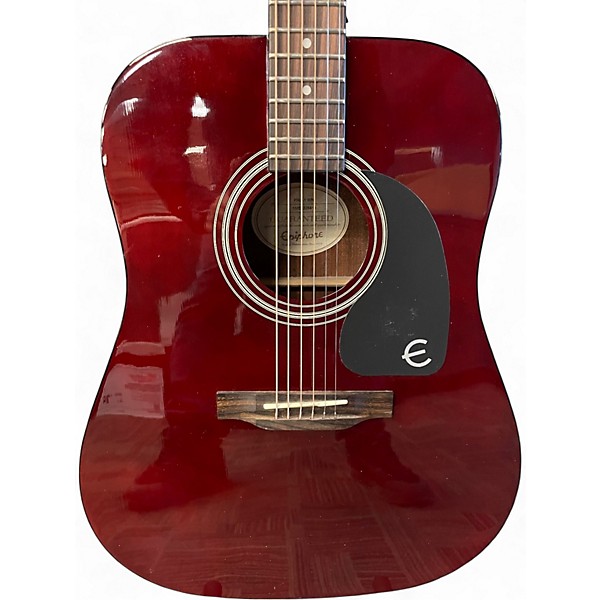 Used Epiphone Pro 1 WR Wine Red Acoustic Guitar