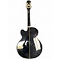 Used Epiphone EJ200SCE Black Acoustic Electric Guitar