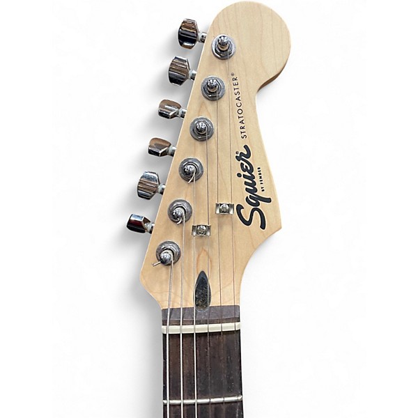 Used Squier Sonic Stratocaster Black Solid Body Electric Guitar