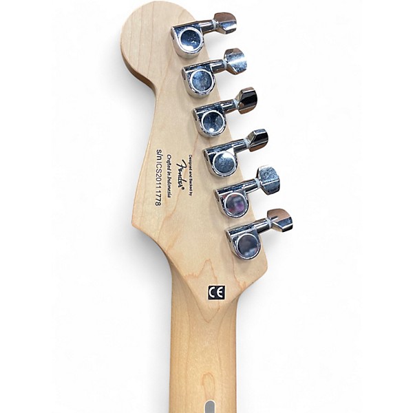 Used Squier Sonic Stratocaster Black Solid Body Electric Guitar