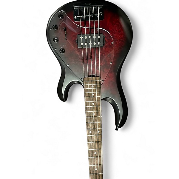 Used Sterling by Music Man Ray35T 5 String Red Electric Bass Guitar