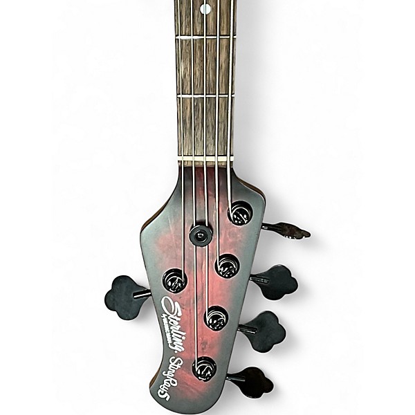 Used Sterling by Music Man Ray35T 5 String Red Electric Bass Guitar