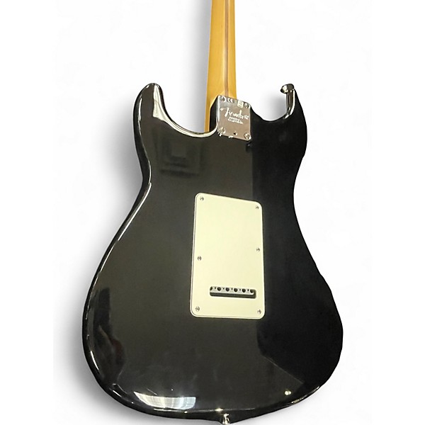 Used Fender American Standard Stratocaster Black Solid Body Electric Guitar