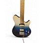 Used Sterling by Music Man Sub AX3 Axis SPECTRUM BLUE Solid Body Electric Guitar