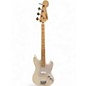 Used Squier Bronco Olympic White Electric Bass Guitar thumbnail