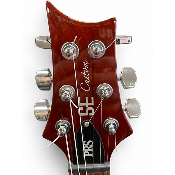 Used PRS SE Custom 22 Amber Solid Body Electric Guitar