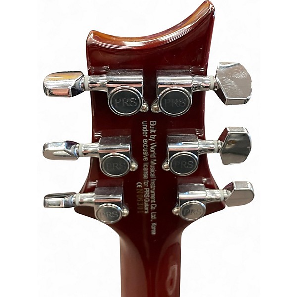 Used PRS SE Custom 22 Amber Solid Body Electric Guitar