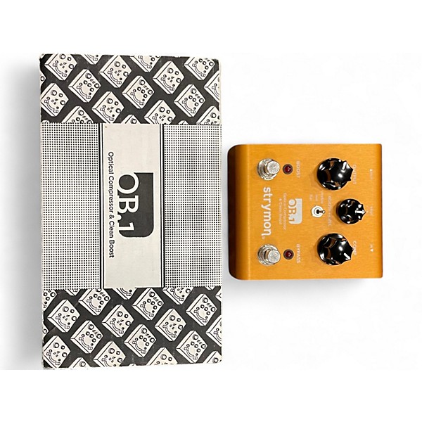 Used Strymon OB1 Optical Compressor & Clean Boost Effect Pedal