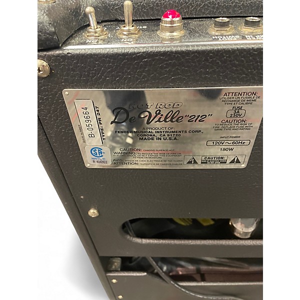 Used Fender Hot Rod Deville 60W 2x12 Tube Guitar Combo Amp