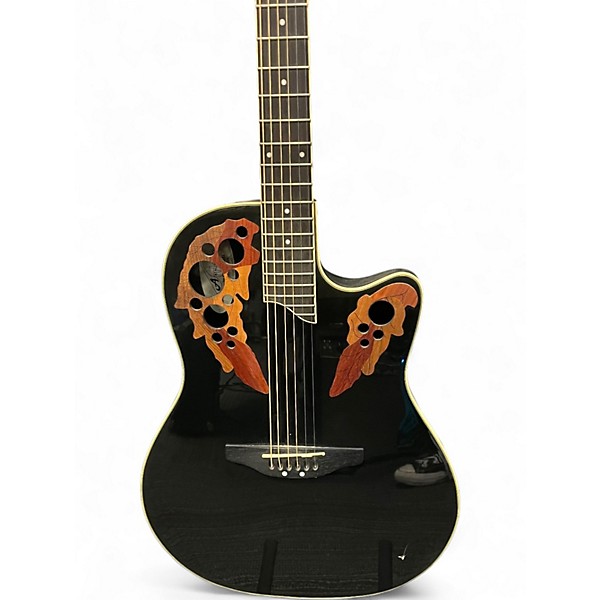 Used Applause AE148 Black Acoustic Electric Guitar