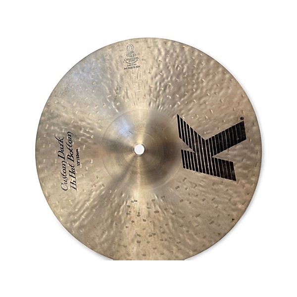 Used Zildjian 13in K Custom Dark Hi Hat Pair Cymbal