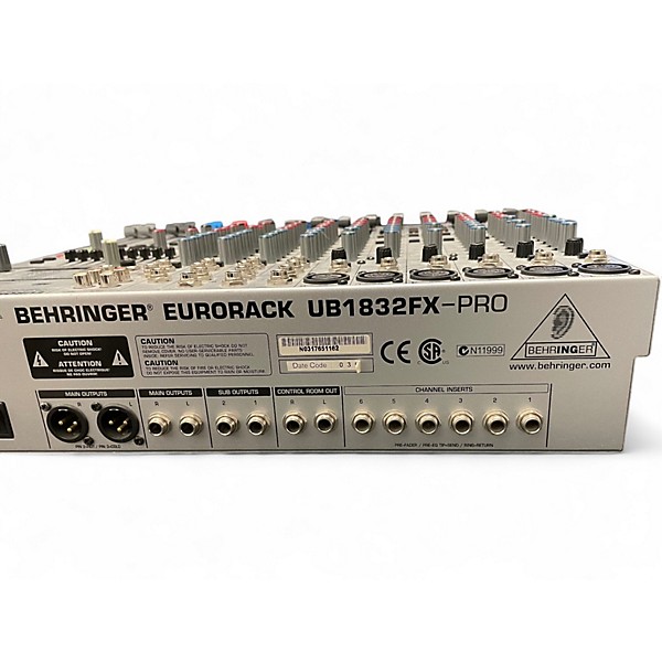 Used Behringer UB1832FX-Pro Unpowered Mixer