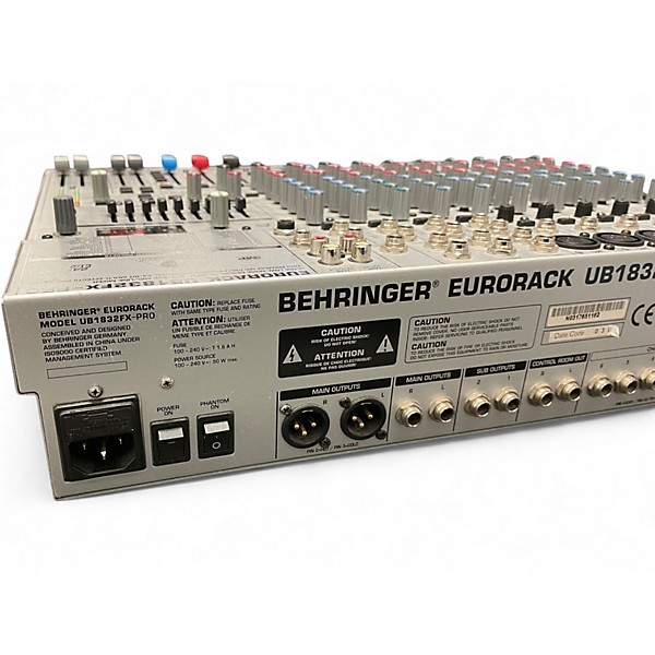 Used Behringer UB1832FX-Pro Unpowered Mixer