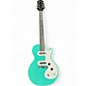Used Epiphone Les Paul Melody Maker E1 Turquoise Solid Body Electric Guitar thumbnail