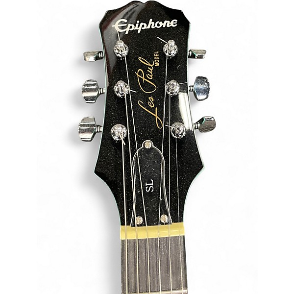 Used Epiphone Les Paul Melody Maker E1 Turquoise Solid Body Electric Guitar