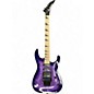 Used Jackson JS34Q Dinky Trans Purple Solid Body Electric Guitar