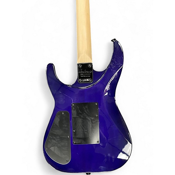Used Jackson JS34Q Dinky Trans Purple Solid Body Electric Guitar