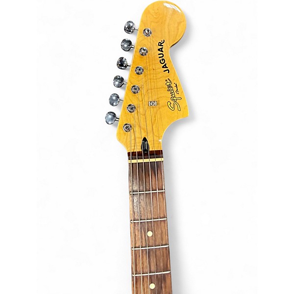 Used Squier Vintage Modified Jaguar Surf Green Solid Body Electric Guitar