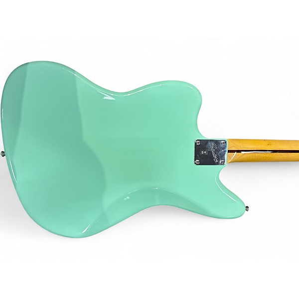 Used Squier Vintage Modified Jaguar Surf Green Solid Body Electric Guitar