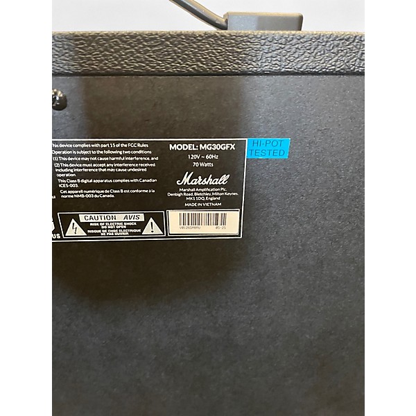 Used Marshall MG30FX 1x10 30W Guitar Combo Amp