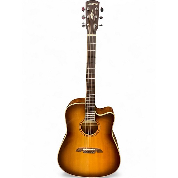 Used Alvarez ADH600CESHB Sandburst Acoustic Guitar