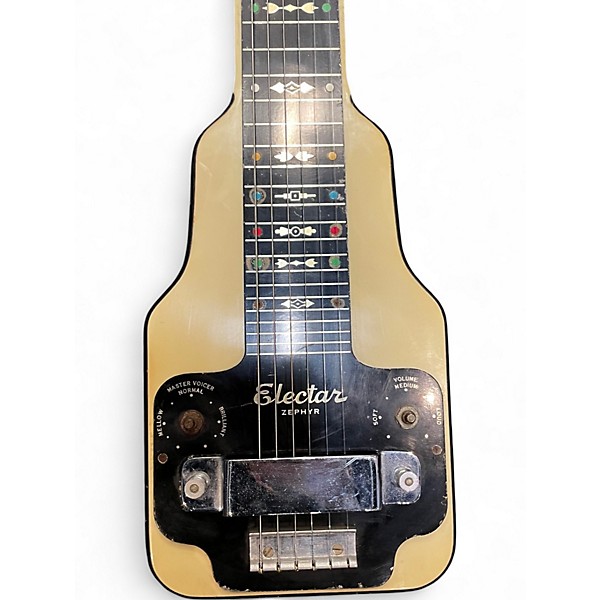 Used Electar Zephyr Antique White Lap Steel