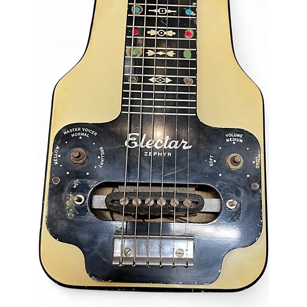 Used Electar Zephyr Antique White Lap Steel