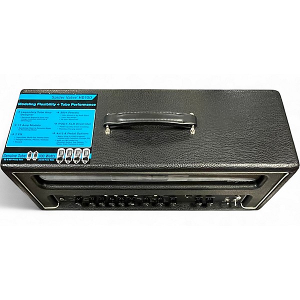 Used Line 6 Spider Valve HD100 Tube Guitar Amp Head