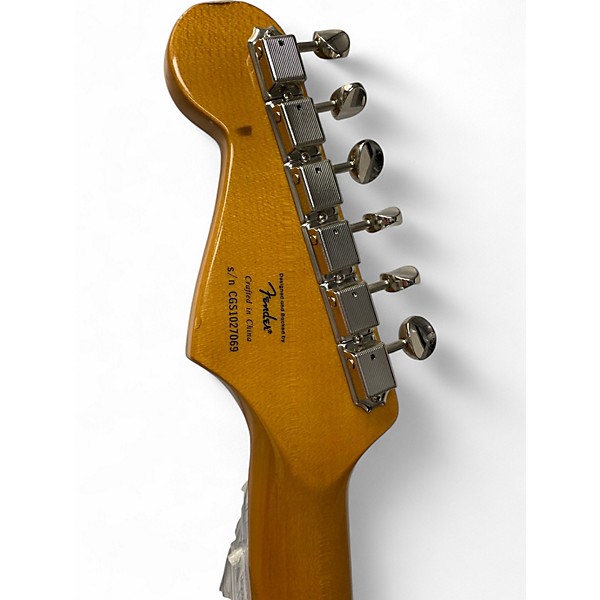 Used Squier Classic Vibe 50s Stratocaster Fiesta Red Solid Body Electric Guitar