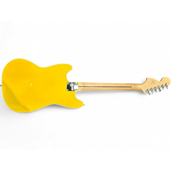 Used Squier Sonic Mustang Yellow Solid Body Electric Guitar