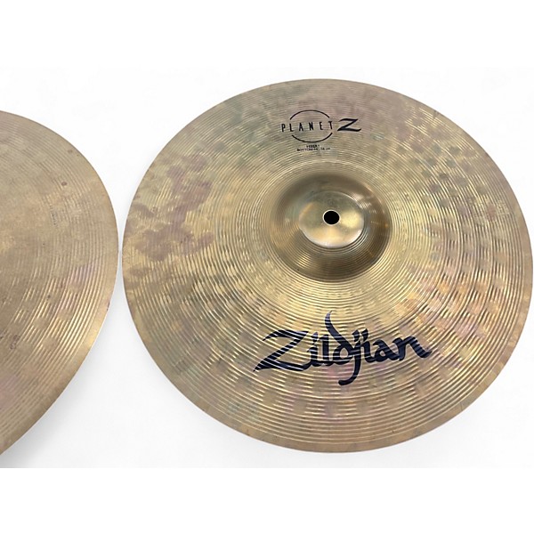 Used Zildjian 14in Planet Z Hi Hat Pair Cymbal