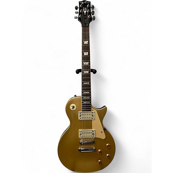 Used Jay Turser JT-220 Metallic Gold Solid Body Electric Guitar