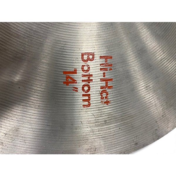 Used NuVader 14in HI HAT BOTTOM Cymbal