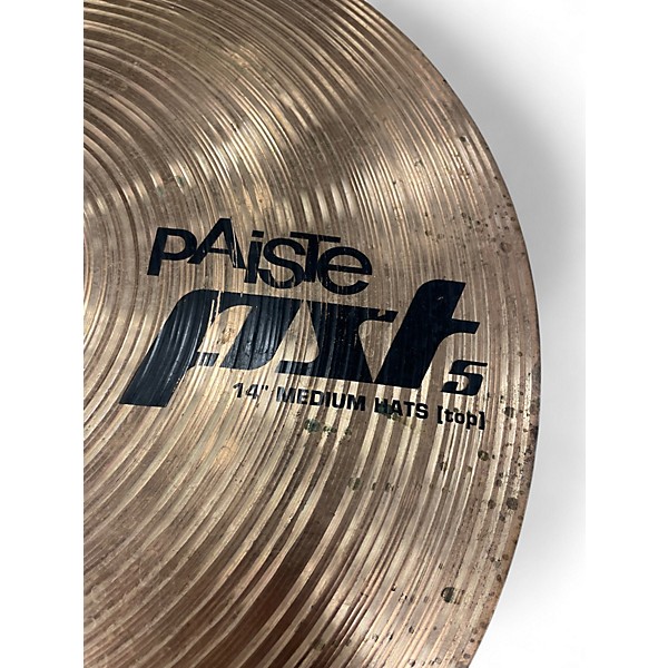 Used Paiste 14in PST5 MEDIUM TOP HAT Cymbal