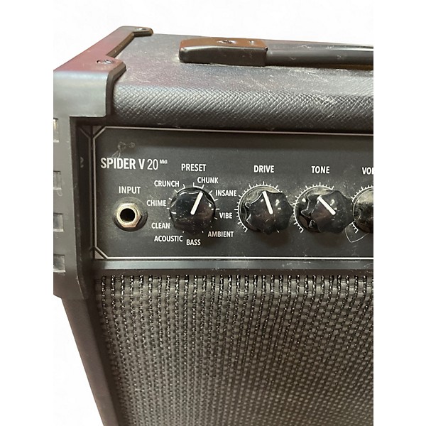 Used Line 6 Spider V 20 MkII 20w 1x8 Guitar Combo Amp