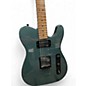 Used Squier Contemporary Telecaster Green Blue Solid Body Electric Guitar