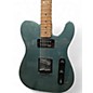 Used Squier Contemporary Telecaster Green Blue Solid Body Electric Guitar