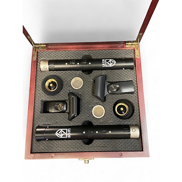 Used Lauten Audio LA120 PAIR W/ -10DB PAD Condenser Microphone