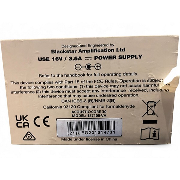 Used Blackstar Acoustic:Core 30 30W Acoustic Guitar Combo Amp